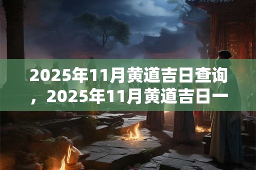 2025年11月黄道吉日查询，2025年11月黄道吉日一览表