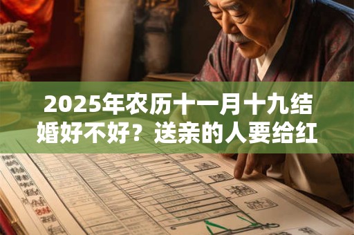 2025年农历十一月十九结婚好不好？送亲的人要给红包吗？