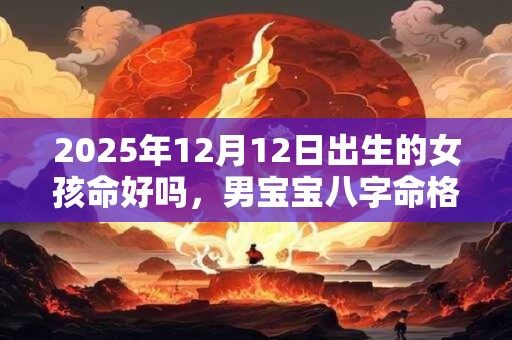 2025年12月12日出生的女孩命好吗，男宝宝八字命格