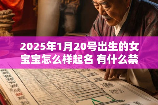 2025年1月20号出生的女宝宝怎么样起名 有什么禁忌