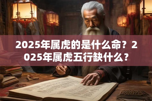 2025年属虎的是什么命？2025年属虎五行缺什么？