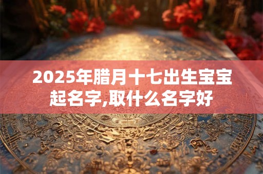 2025年腊月十七出生宝宝起名字,取什么名字好