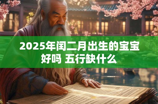 2025年闰二月出生的宝宝好吗 五行缺什么