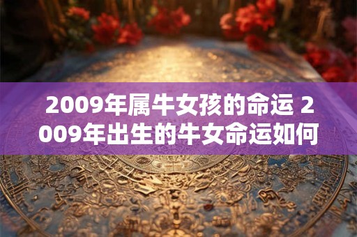 2009年属牛女孩的命运 2009年出生的牛女命运如何