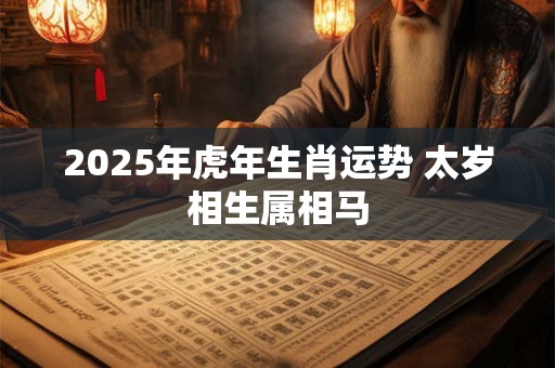 2025年虎年生肖运势 太岁相生属相马