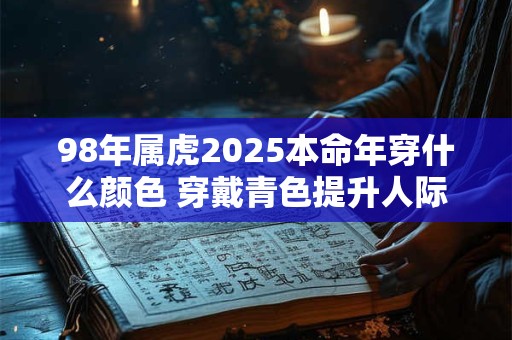 98年属虎2025本命年穿什么颜色 穿戴青色提升人际关系