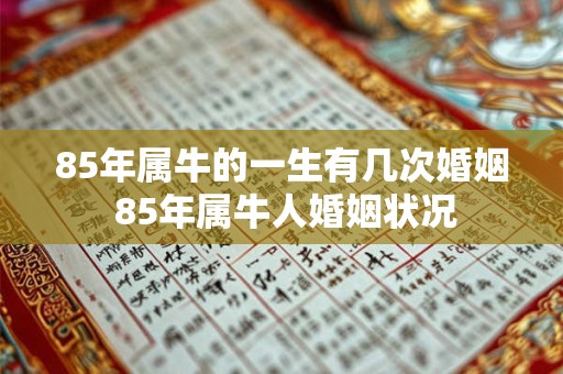 85年属牛的一生有几次婚姻 85年属牛人婚姻状况 85年属牛的一生有几次婚姻 85年属牛人婚姻状况