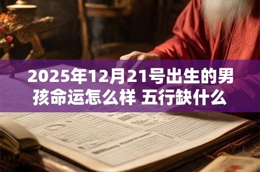 2025年12月21号出生的男孩命运怎么样 五行缺什么