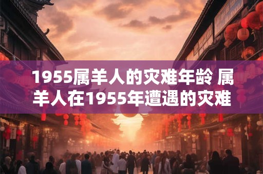 1955属羊人的灾难年龄 属羊人在1955年遭遇的灾难年龄是多少