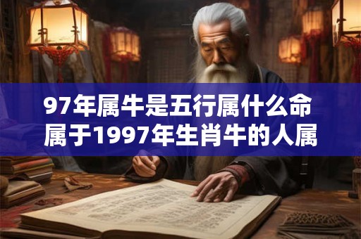 97年属牛是五行属什么命 属于1997年生肖牛的人属于什么五行命