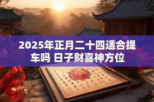 2025年正月二十四适合提车吗 日子财喜神方位