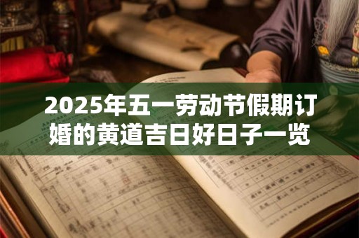 2025年五一劳动节假期订婚的黄道吉日好日子一览