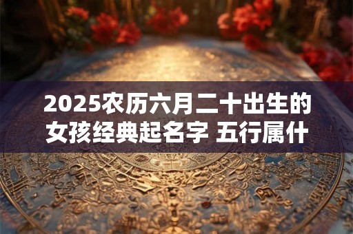 2025农历六月二十出生的女孩经典起名字 五行属什么