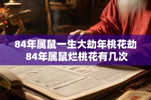84年属鼠一生大劫年桃花劫 84年属鼠烂桃花有几次