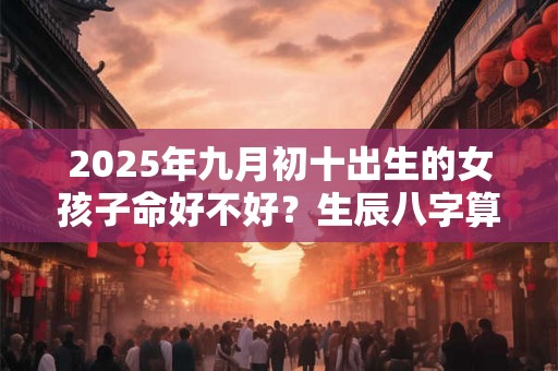 2025年九月初十出生的女孩子命好不好?生辰八字算命 2025年九月初十出生的女孩子命好不好?生辰八字算命