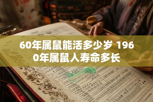 60年属鼠能活多少岁 1960年属鼠人寿命多长