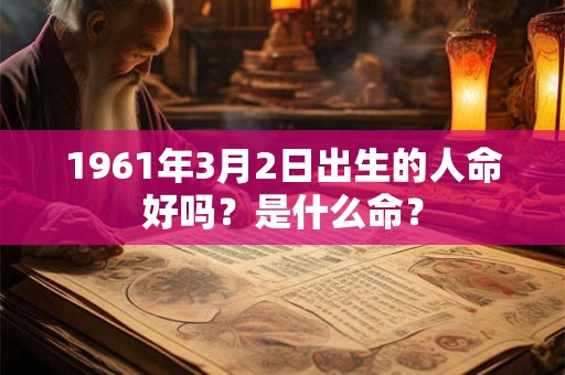 1961年3月2日出生的人命好吗？是什么命？