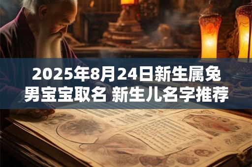 2025年8月24日新生属兔男宝宝取名 新生儿名字推荐