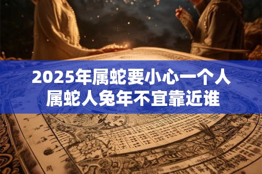 2025年属蛇要小心一个人 属蛇人兔年不宜靠近谁