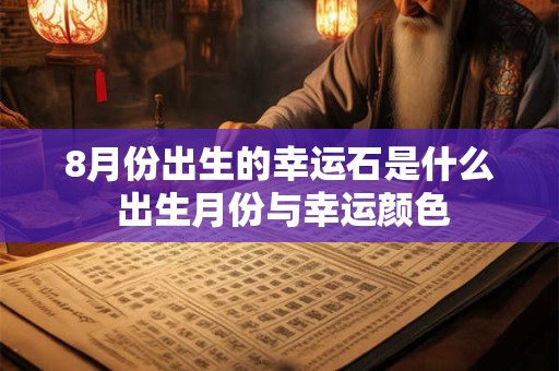 8月份出生的幸运石是什么 出生月份与幸运颜色