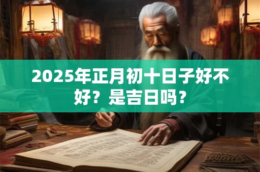 2025年正月初十日子好不好？是吉日吗？