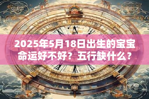 2025年5月18日出生的宝宝命运好不好？五行缺什么？