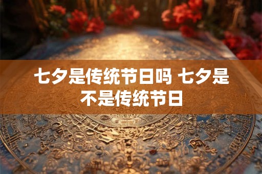 七夕是传统节日吗 七夕是不是传统节日