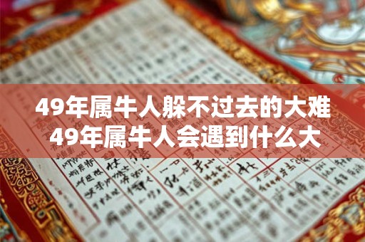 49年属牛人躲不过去的大难 49年属牛人会遇到什么大难