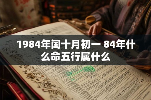 1984年闰十月初一 84年什么命五行属什么