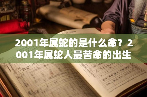 2001年属蛇的是什么命？2001年属蛇人最苦命的出生日