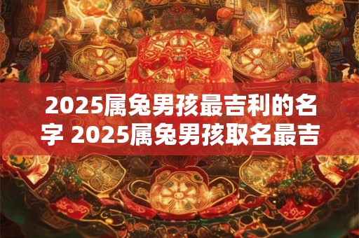 2025属兔男孩最吉利的名字 2025属兔男孩取名最吉利的字