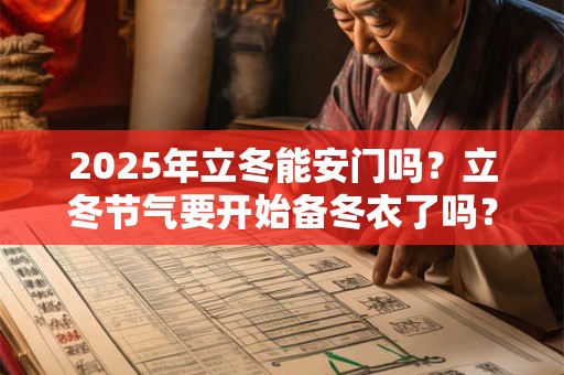 2025年立冬能安门吗?立冬节气要开始备冬衣了吗? 2025年立冬能安门吗?立冬节气要开始备冬衣了吗?