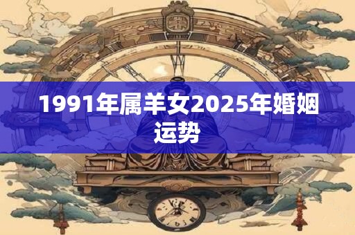 1991年属羊女2025年婚姻运势