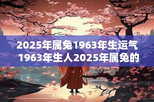 2025年属兔1963年生运气 1963年生人2025年属兔的运气如何