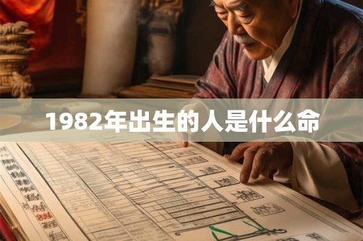 1982年出生的人是什么命 1982年出生的人是什么命