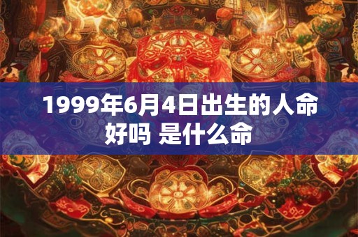 1999年6月4日出生的人命好吗 是什么命