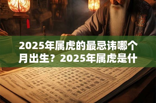 2025年属虎的最忌讳哪个月出生？2025年属虎是什么命？