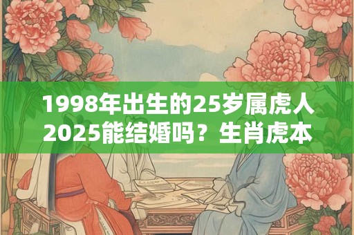 1998年出生的25岁属虎人2025能结婚吗？生肖虎本命年运势