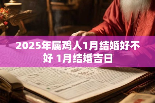 2025年属鸡人1月结婚好不好 1月结婚吉日