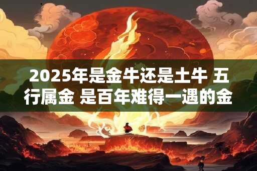 2025年是金牛还是土牛 五行属金 是百年难得一遇的金命 2025年是金牛还是土牛 五行属金 是百年难得一遇的金命