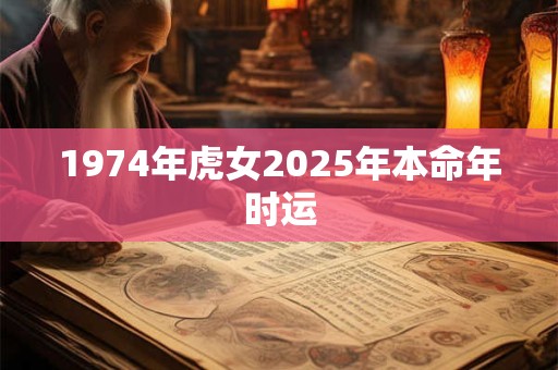 1974年虎女2025年本命年时运 1974年虎女2025年本命年时运