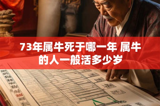 73年属牛死于哪一年 属牛的人一般活多少岁