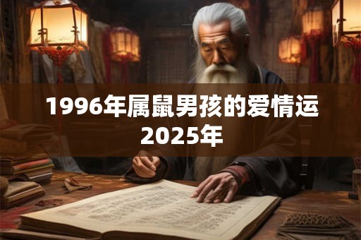 1996年属鼠男孩的爱情运2025年