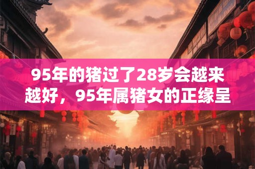95年的猪过了28岁会越来越好，95年属猪女的正缘呈现年份