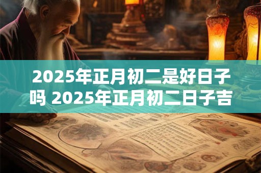 2025年正月初二是好日子吗 2025年正月初二日子吉利吗