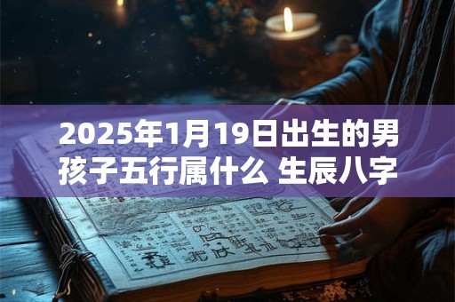 2025年1月19日出生的男孩子五行属什么 生辰八字取名