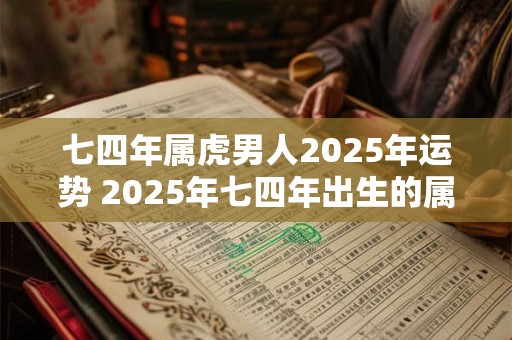 七四年属虎男人2025年运势 2025年七四年出生的属虎男人的运势如何