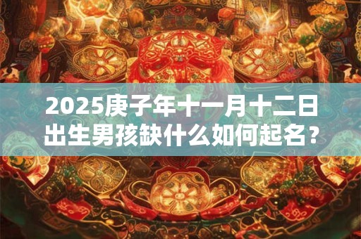 2026庚子年十一月十二日出生男孩缺什么如何起名? 2026庚子年十一月十二日出生男孩缺什么如何起名?