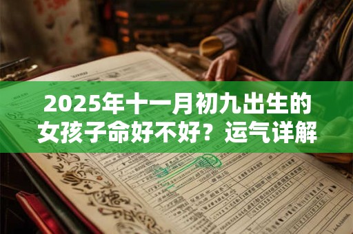 2025年十一月初九出生的女孩子命好不好？运气详解