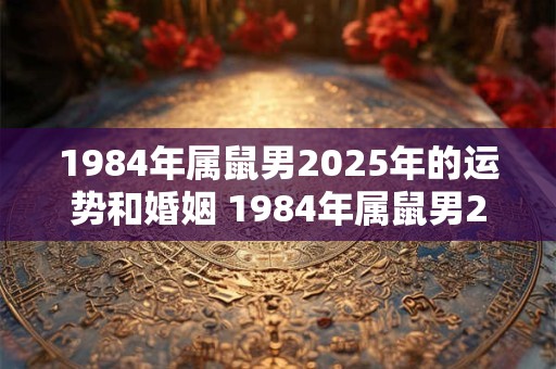 1984年属鼠男2025年的运势和婚姻 1984年属鼠男2025年运势和婚姻如何